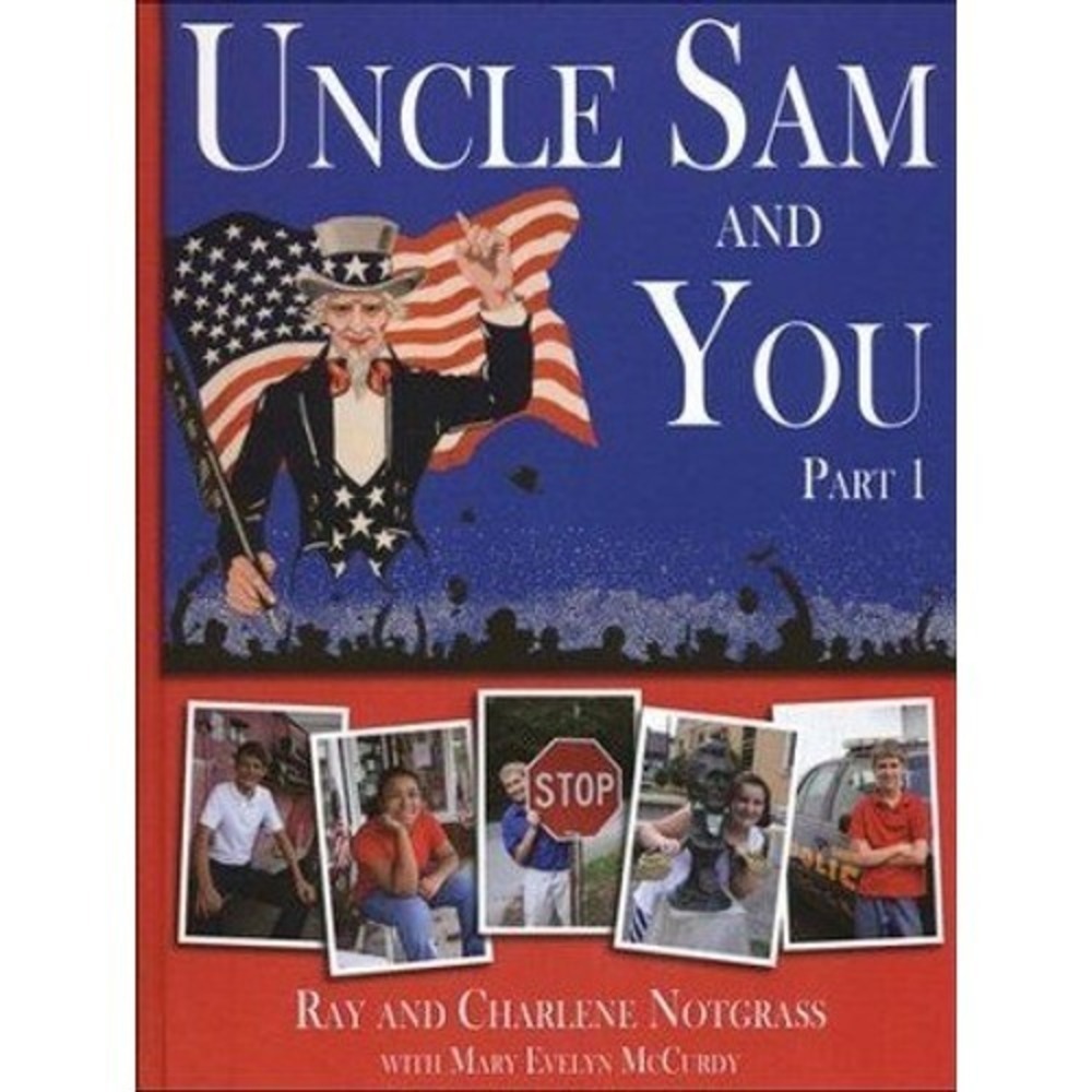 Notgrass Uncle Sam And You Part 1 American History Govt Textbook Homeschool EUC